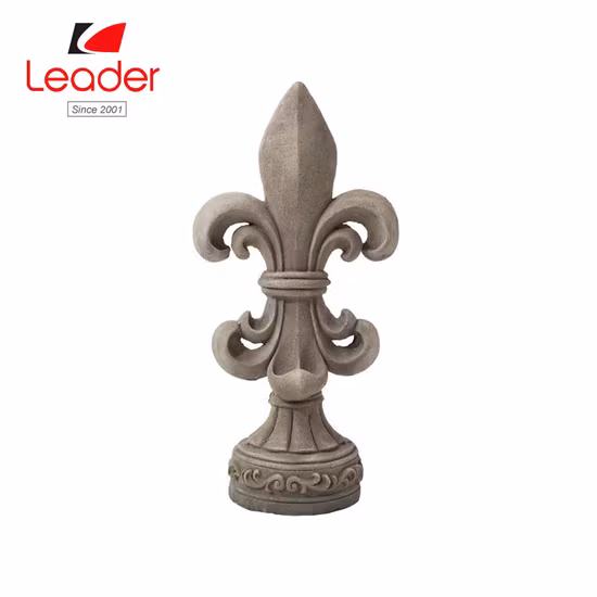 Customized Wholesale Resin Fleur De Lis Garden Statuary